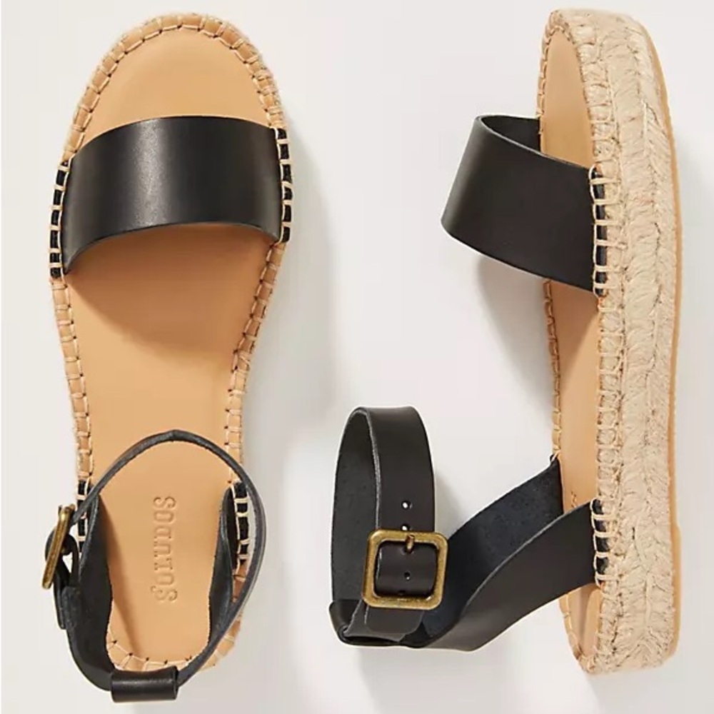 Soludos Cadiz Leather Espadrille Sandals